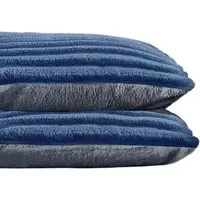 Jumbo Cord Pillowcase 2 Pack - Navy