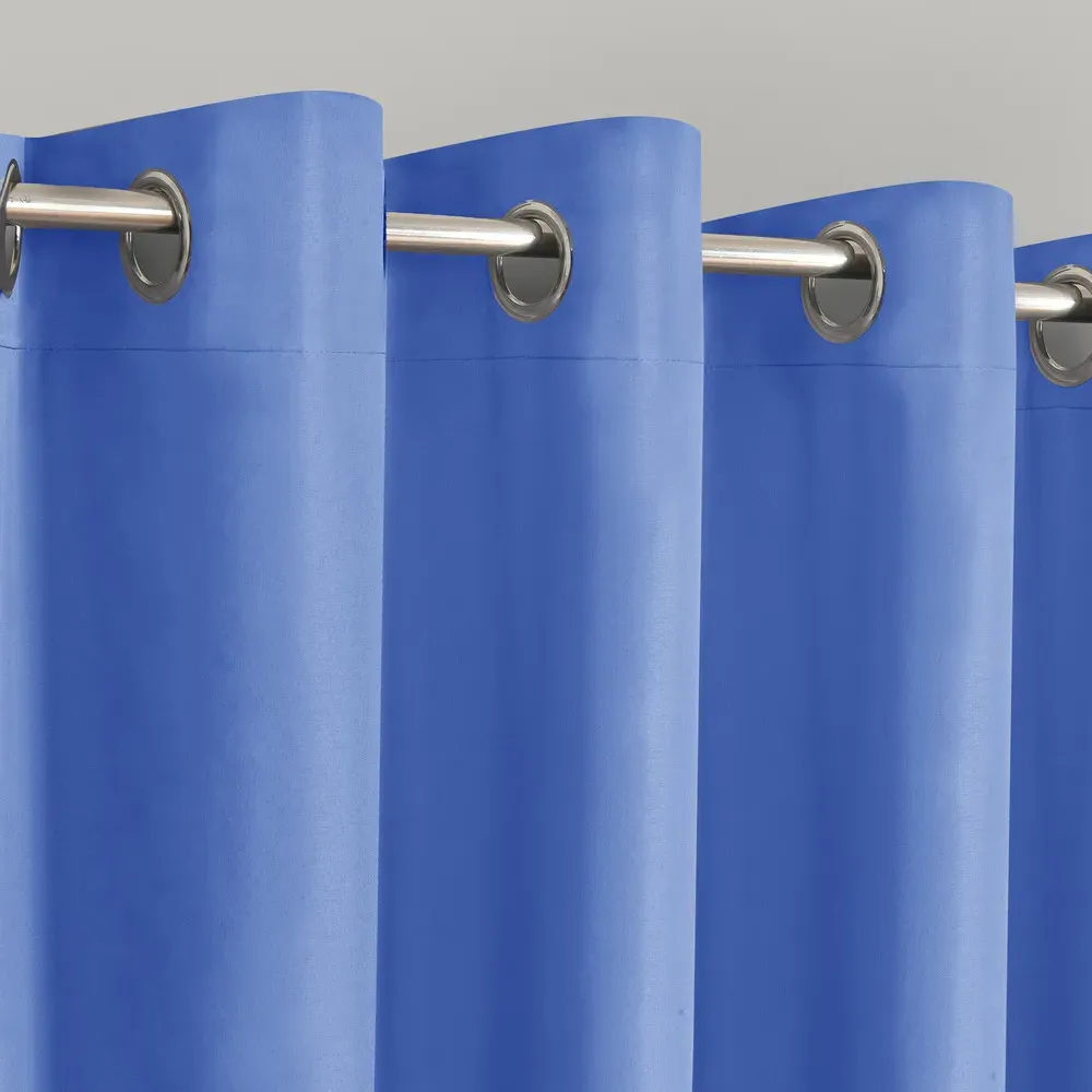 Kassidy Blackout Curtains with Tape Tops - Blue
