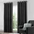 Kassidy Blackout Curtains with Tape Tops - Charcoal