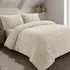 King Size Chunky Popcorn Duvet Set - Cream