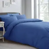 King Size Duvet Set - Blue, Microfibre