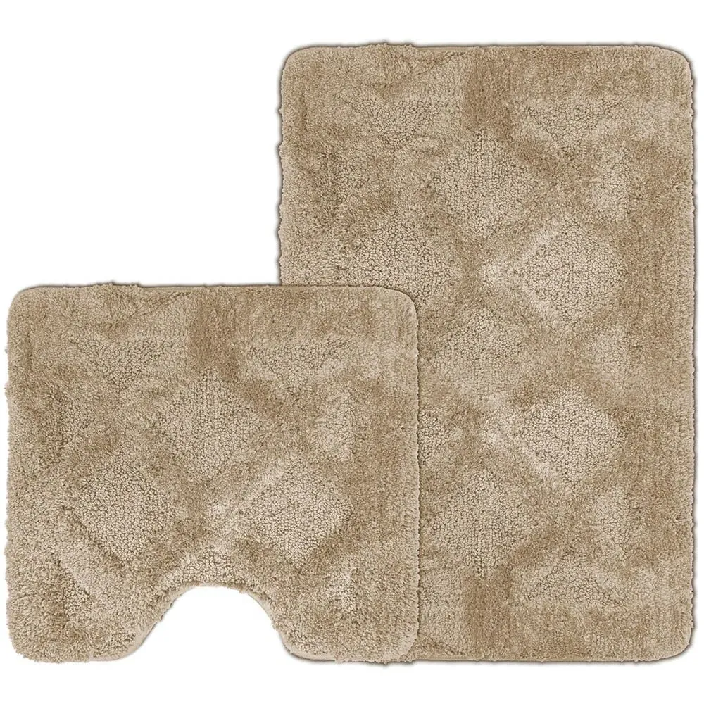 Knox Natural Bath Mat Set - Brown image