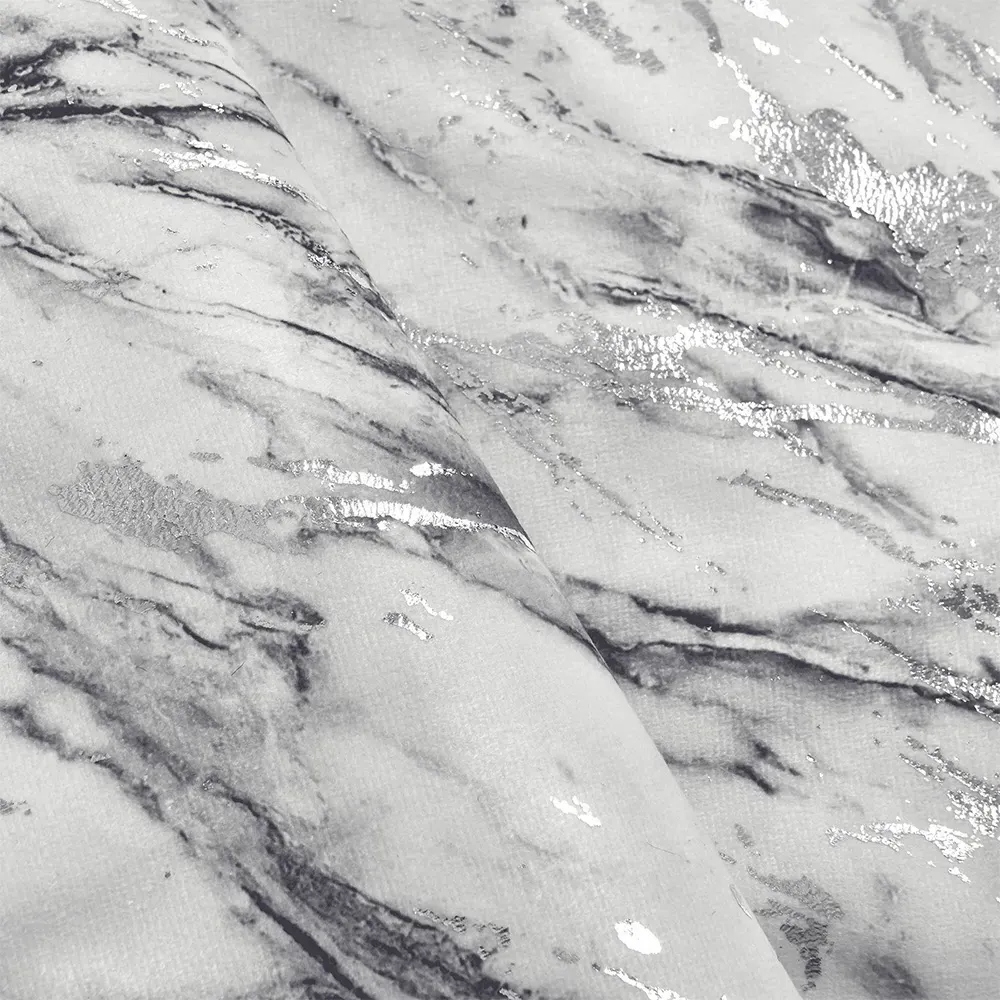 Large Grey Marble Sherpa Throw - Grey