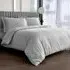 Larson King Size Duvet Set - Grey