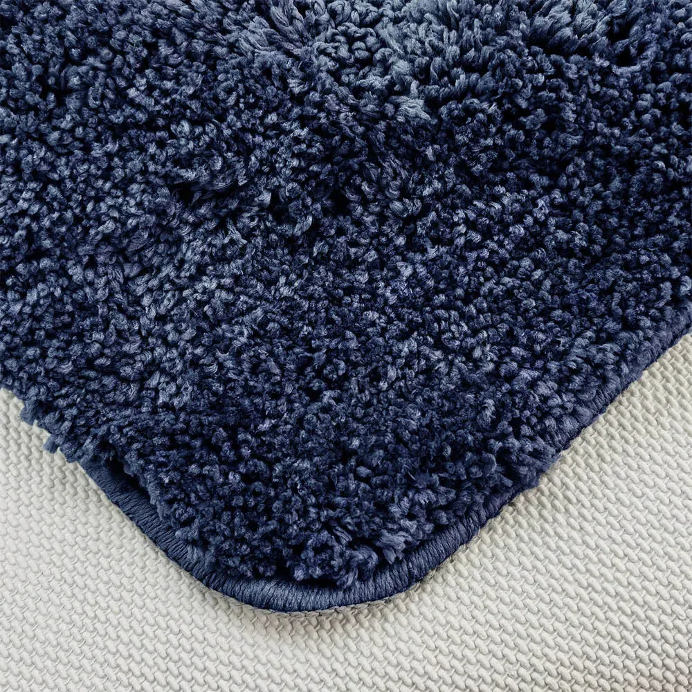 Lexington Bath Mat Set - Navy, Cotton