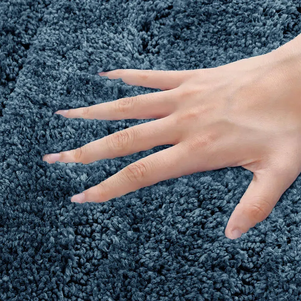 Linear Bath Mat Set - Green