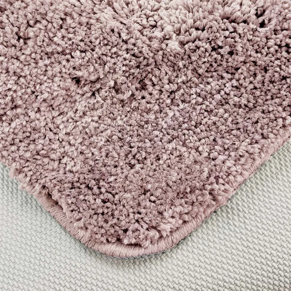 Linear Bath Mat Set - Pink