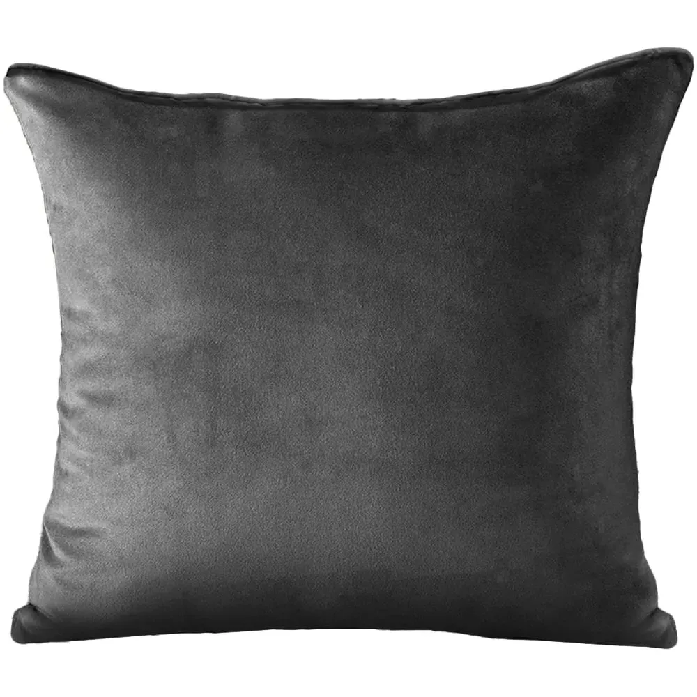 Luna Velvet Cushion 2 Pack - Grey image