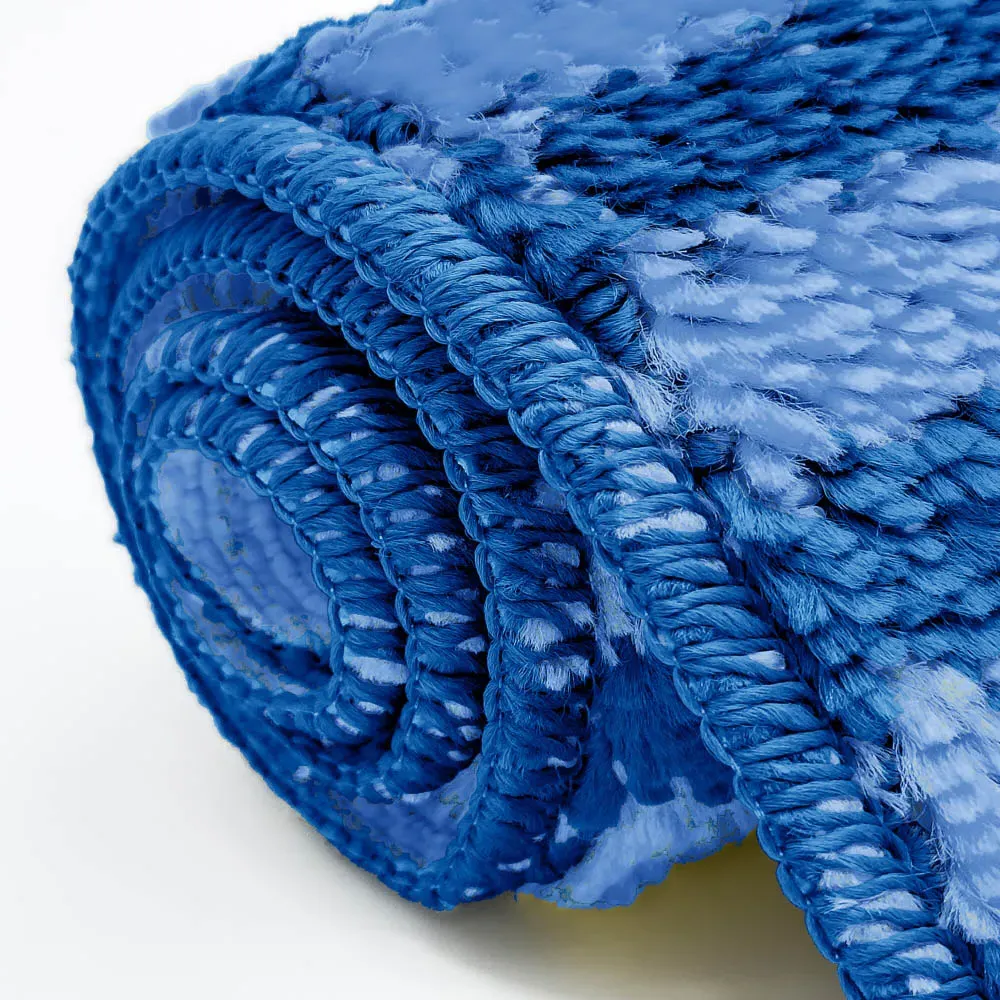 Luxe 2-Piece Bath Mat Set - Blue, Polypropylene