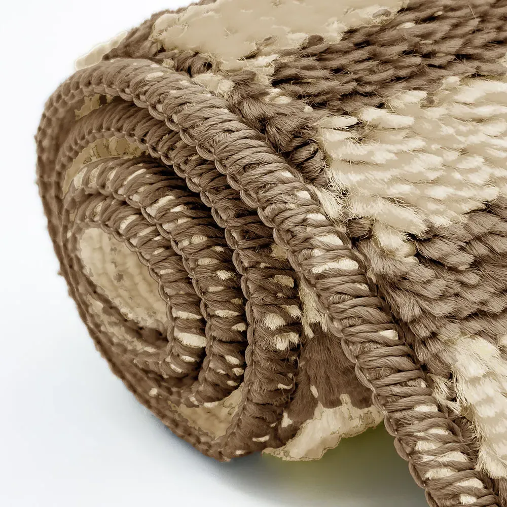 Luxe 2-Piece Bath Mat Set - Brown, Polypropylene