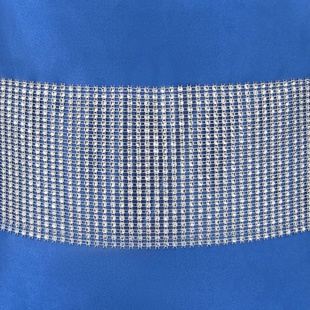 Manhattan Diamante Filled Cushion 2 Pack - Blue