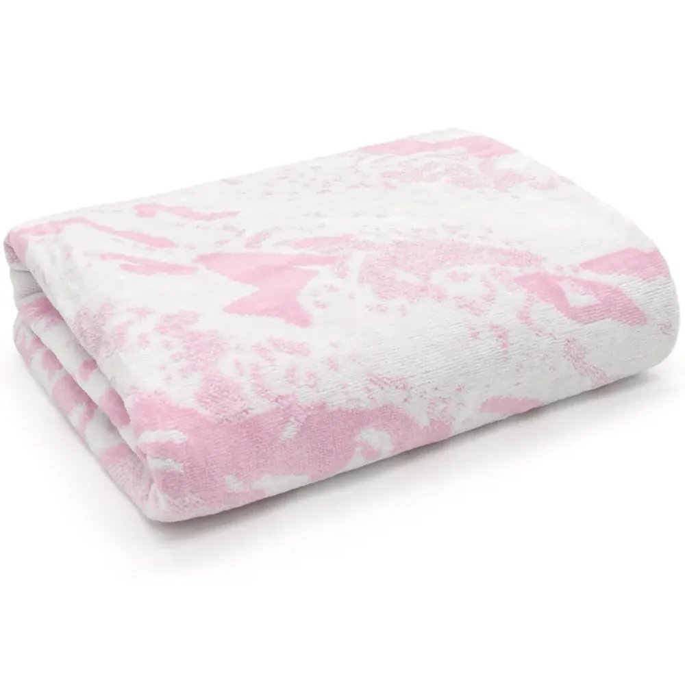 Marble Hand Towel Set of 2 - Pink, Cotton