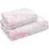 Marble Pink Bath Towel Set of 2 - Pink, Cotton