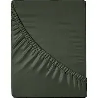 Microfibre Double Fitted Sheet - Green