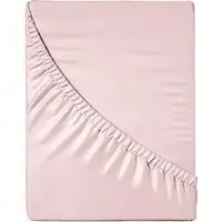 Microfibre Double Fitted Sheet - Pink