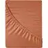Microfibre King Size Fitted Sheet - Orange