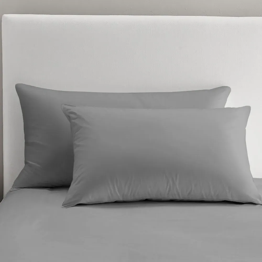 Microfibre Pillowcase 2 Pack - Grey