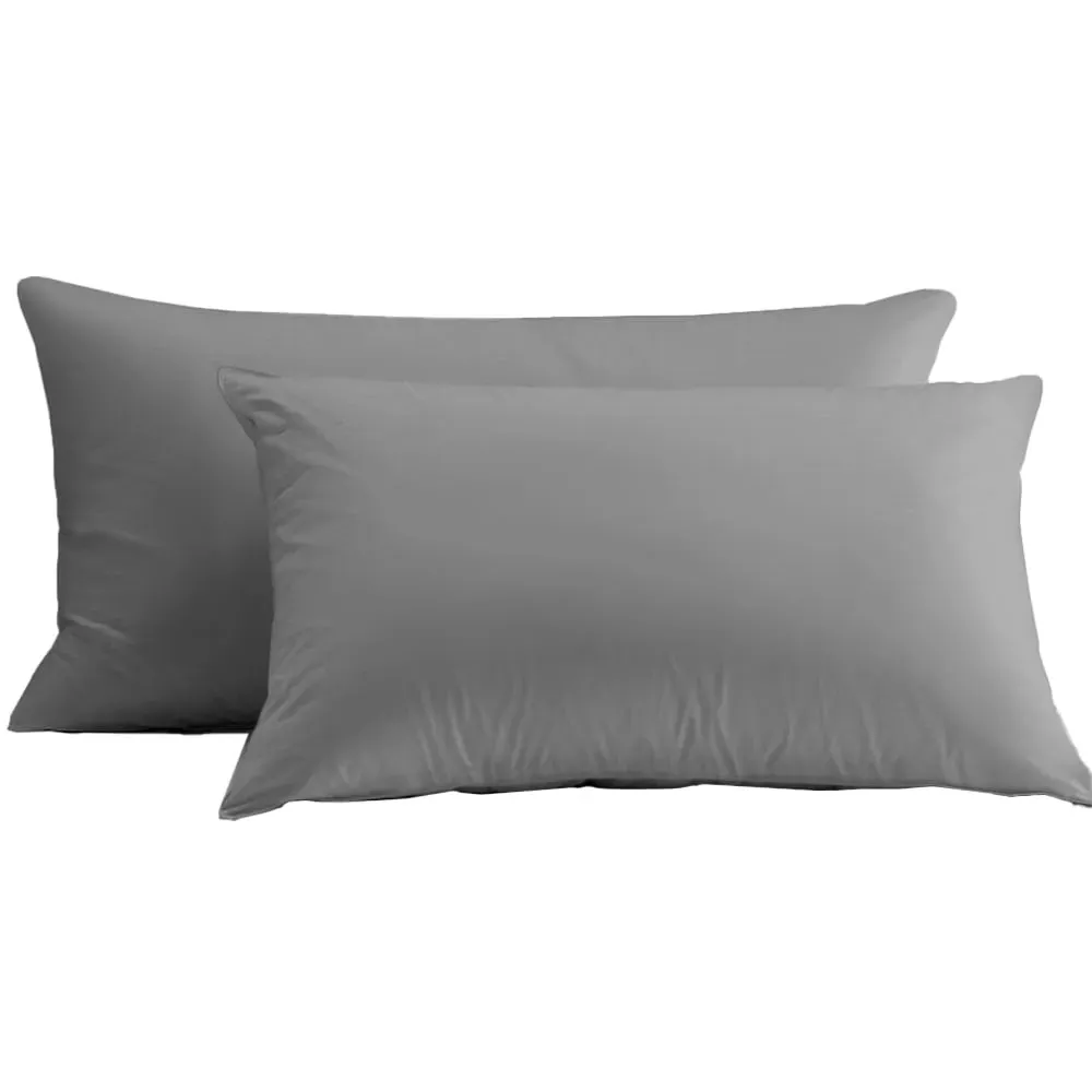 Microfibre Pillowcase 2 Pack - Grey