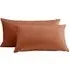 Microfibre Pillowcase 2 Pack - Orange