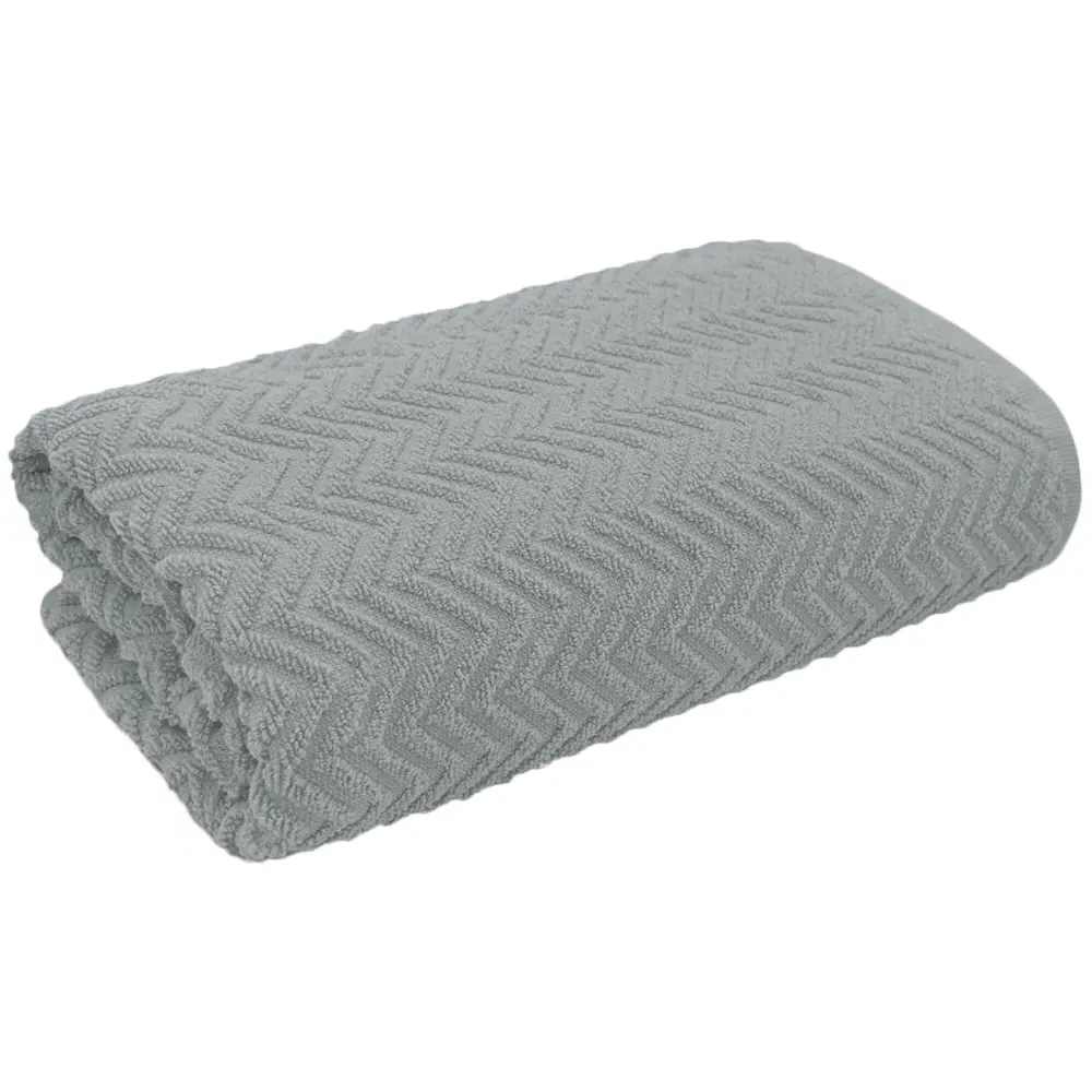 Moda Bath Towel Set of 2 - Grey, Cotton image