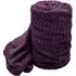 Moda Plush Throw with Chevron Pattern - Aubergine, Polyester
