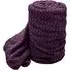 Moda Throw with Chevron Pattern - Aubergine, Polyester