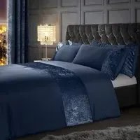 Monte Single Duvet Set - Navy
