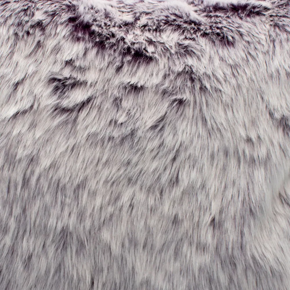 Ontario Faux Fur Filled Cushion 2 Pack - Purple