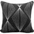 Onyx Filled Cushion 2 Pack - Black, Polyester