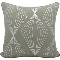 Onyx Filled Cushion 2 Pack - Grey, Polyester