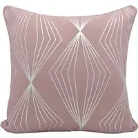 Onyx Filled Cushion 2 Pack - Pink, Polyester