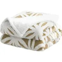 Orbit Sherpa Throw - Latte, Polyester