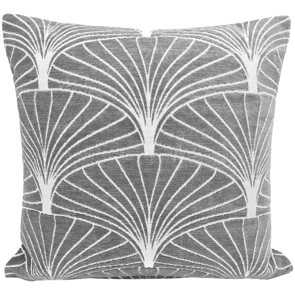 Palermo Filled Cushion 2 Pack - Grey, Chenille