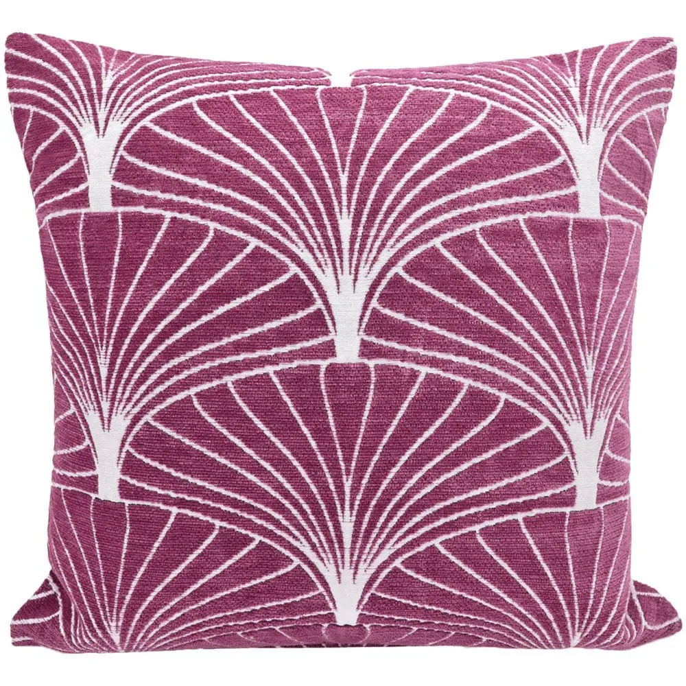 Palermo Filled Cushion 2 Pack - Mauve, Chenille