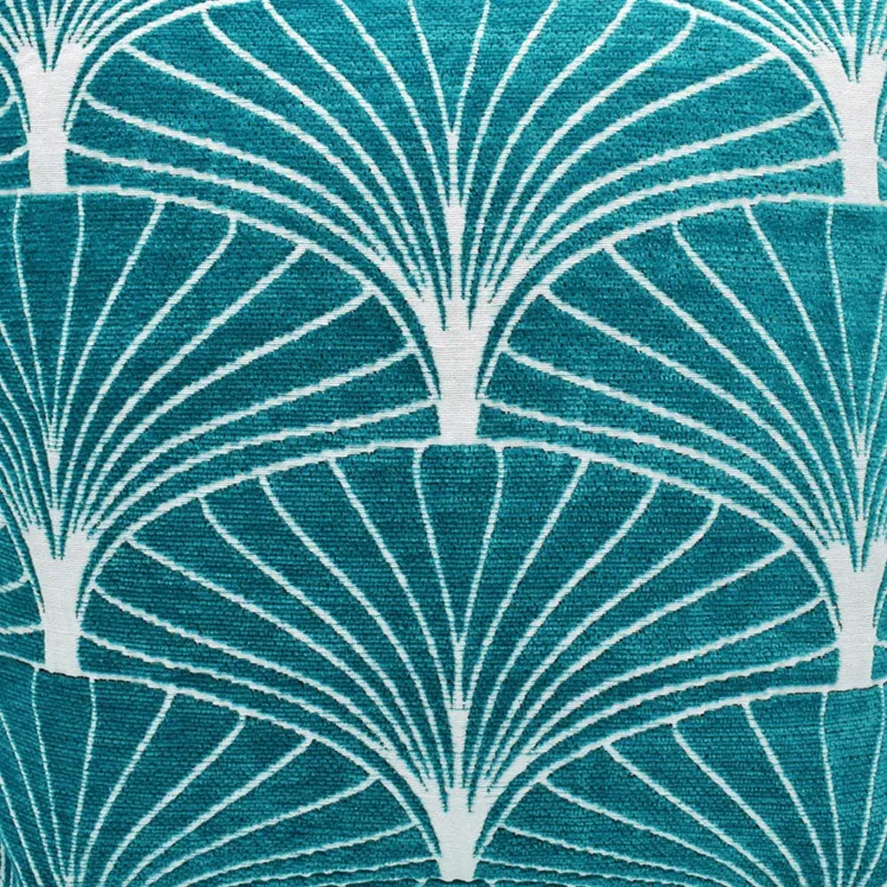 Palermo Filled Cushion 2 Pack - Teal, Chenille