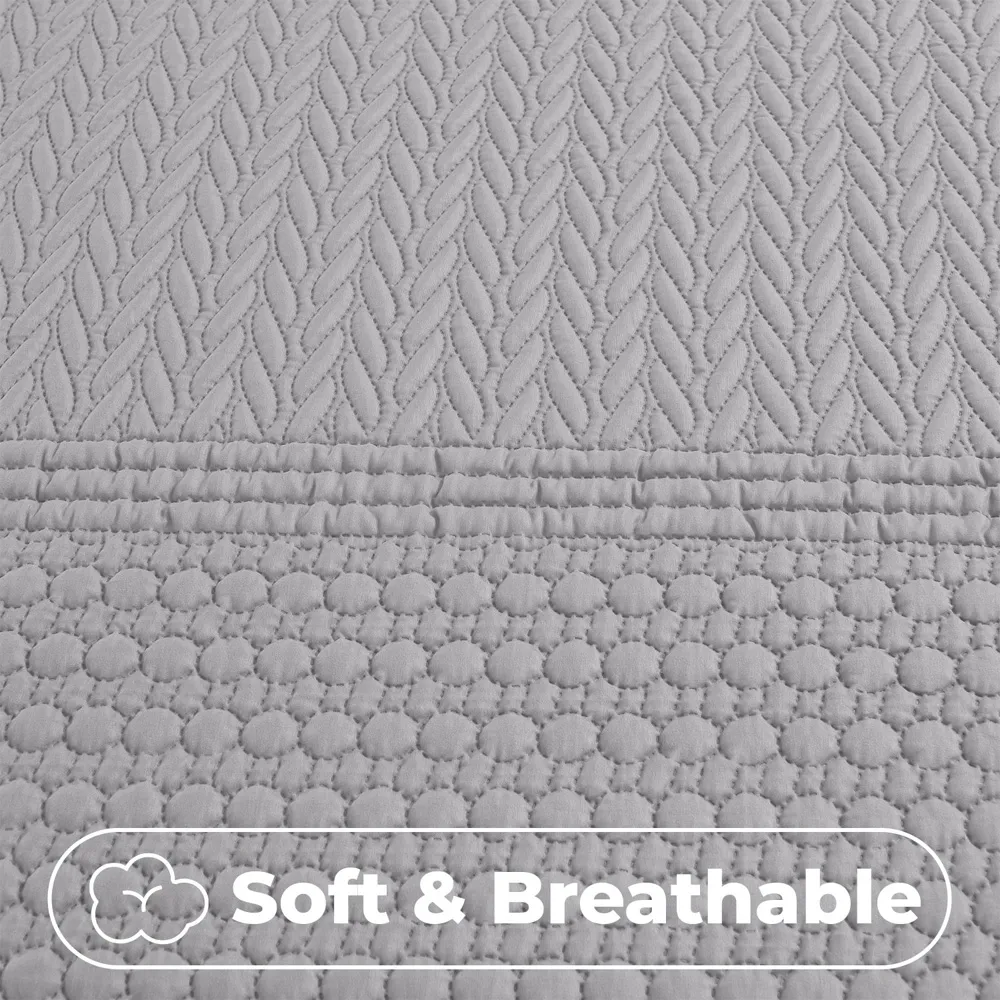 Paloma Double Duvet Set - Grey