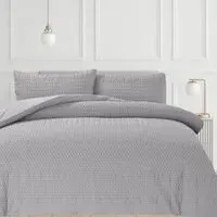 Paloma Double Duvet Set - Grey