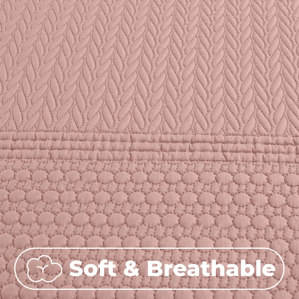 Paloma Double Duvet Set - Pink