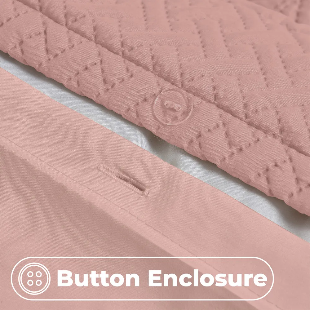 Paloma Double Duvet Set - Pink