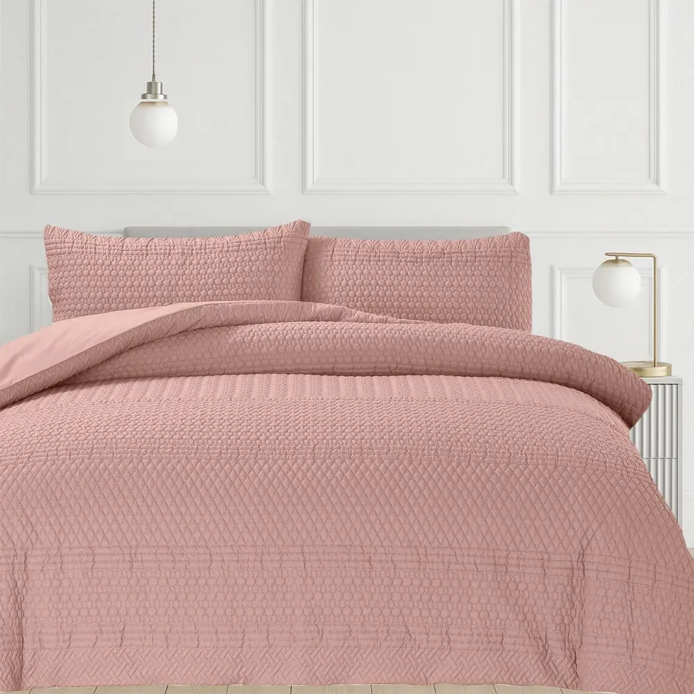 Paloma King Size Duvet Set - Pink image