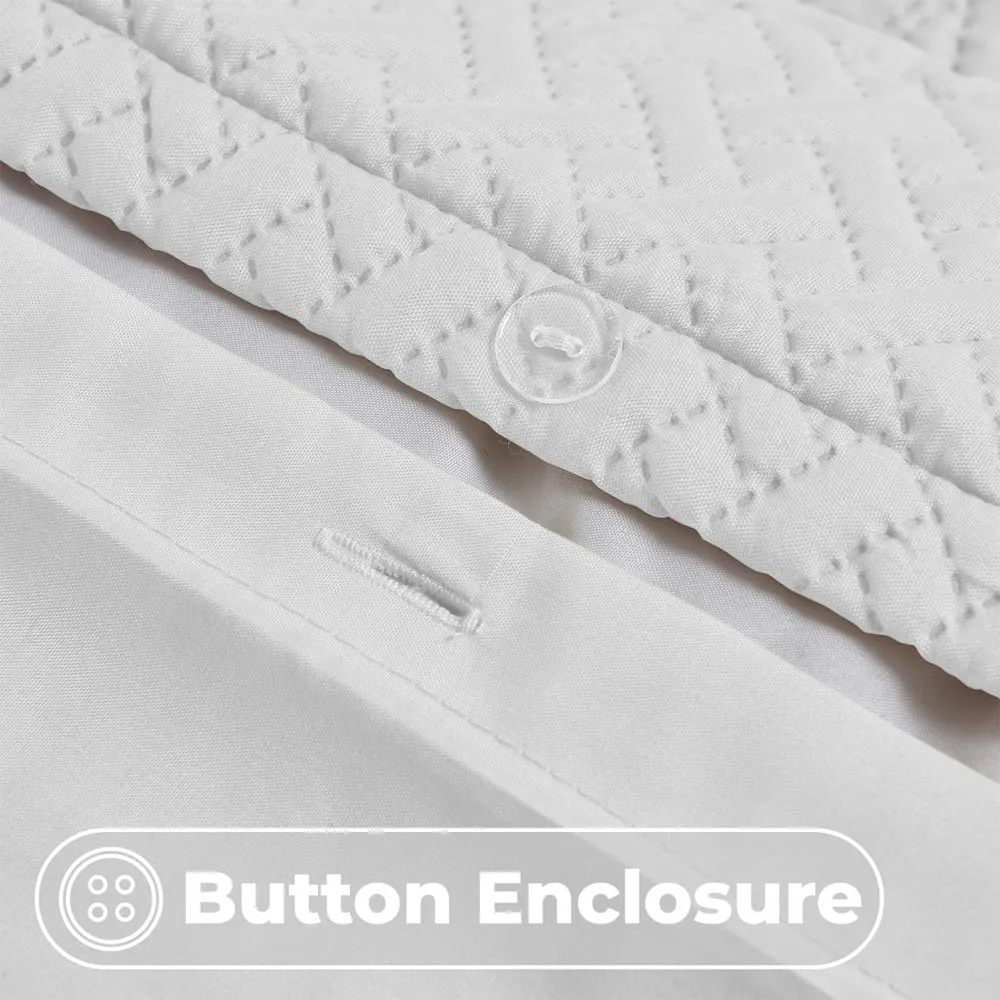 Paloma King Size Duvet Set - White