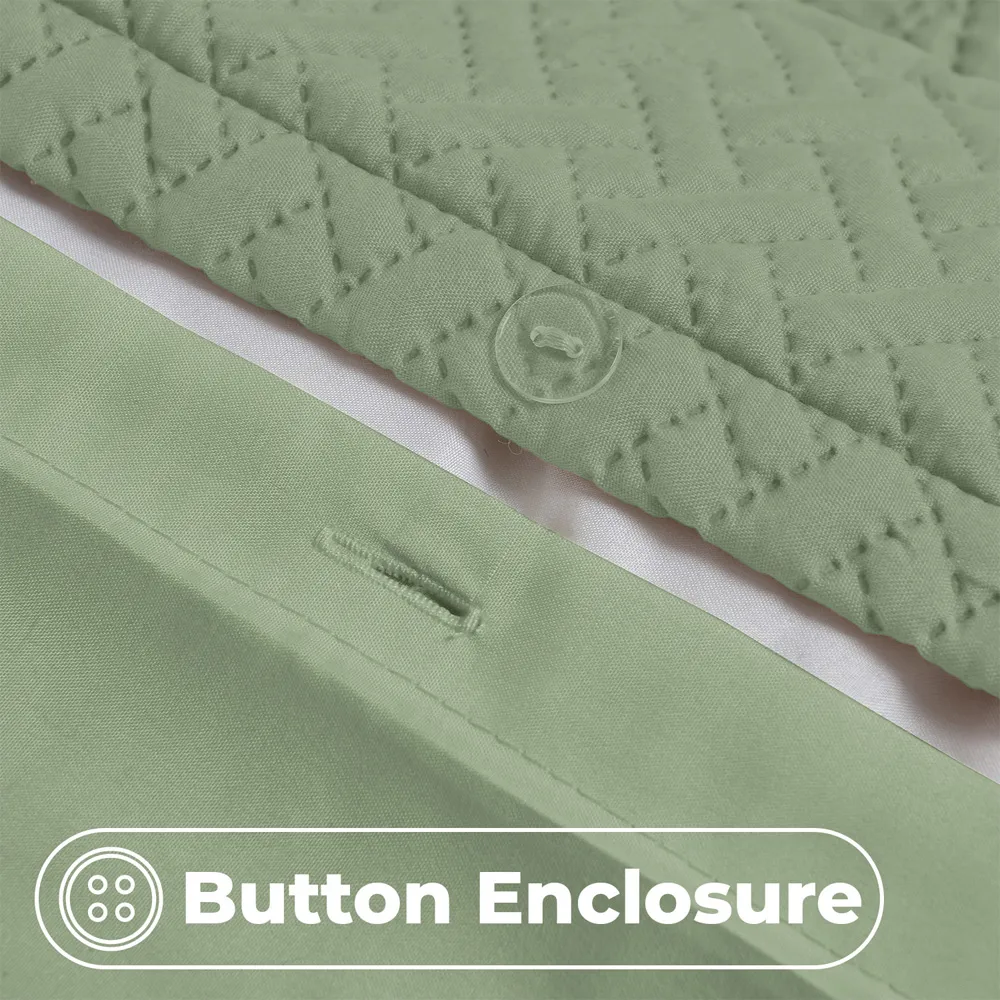 Paloma Single Duvet Set - Sage