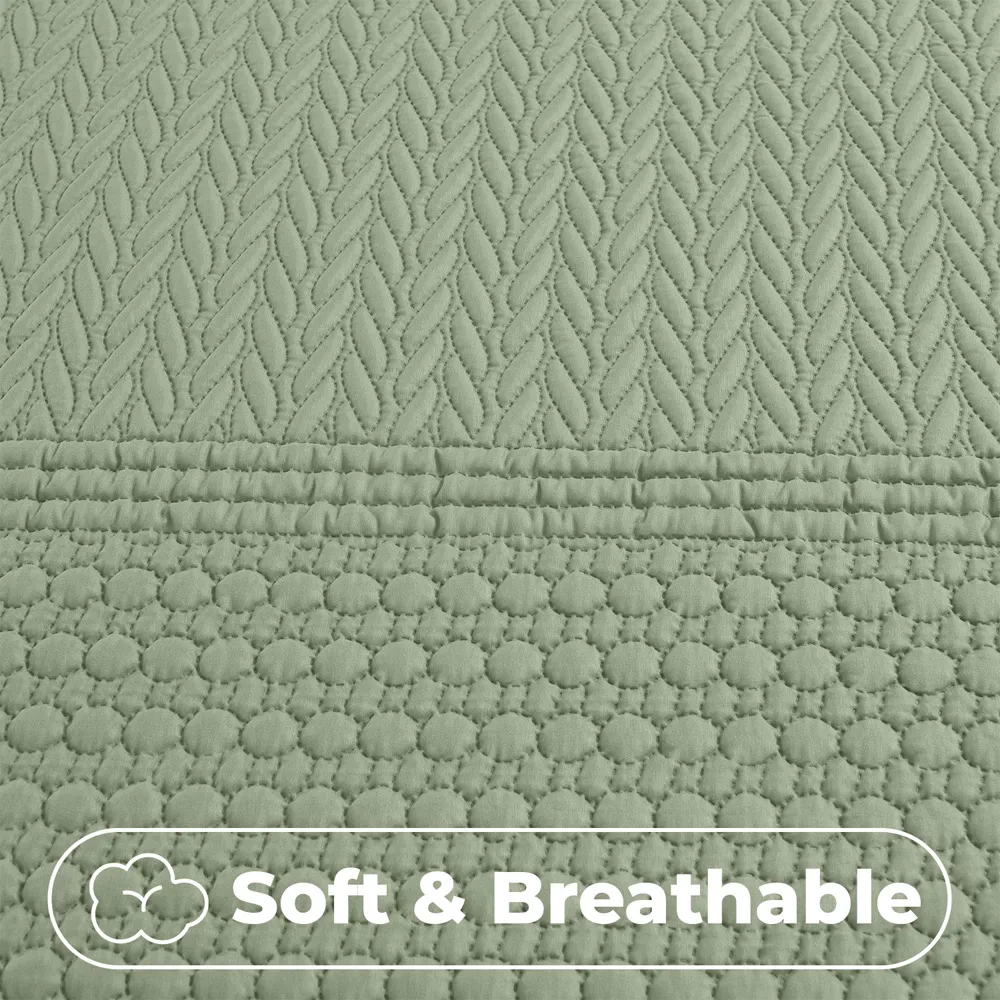 Paloma Single Duvet Set - Sage