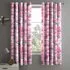 Pink Camouflage Pencil Pleat Curtains - Pink