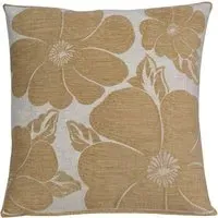 Poppy Chenille Filled Cushion 2 Pack - Latte