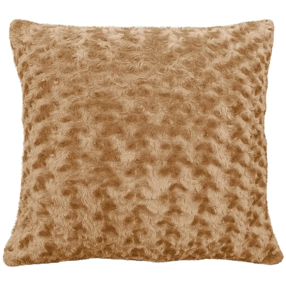 Posy Chenille Filled Cushion 2 Pack - Cream
