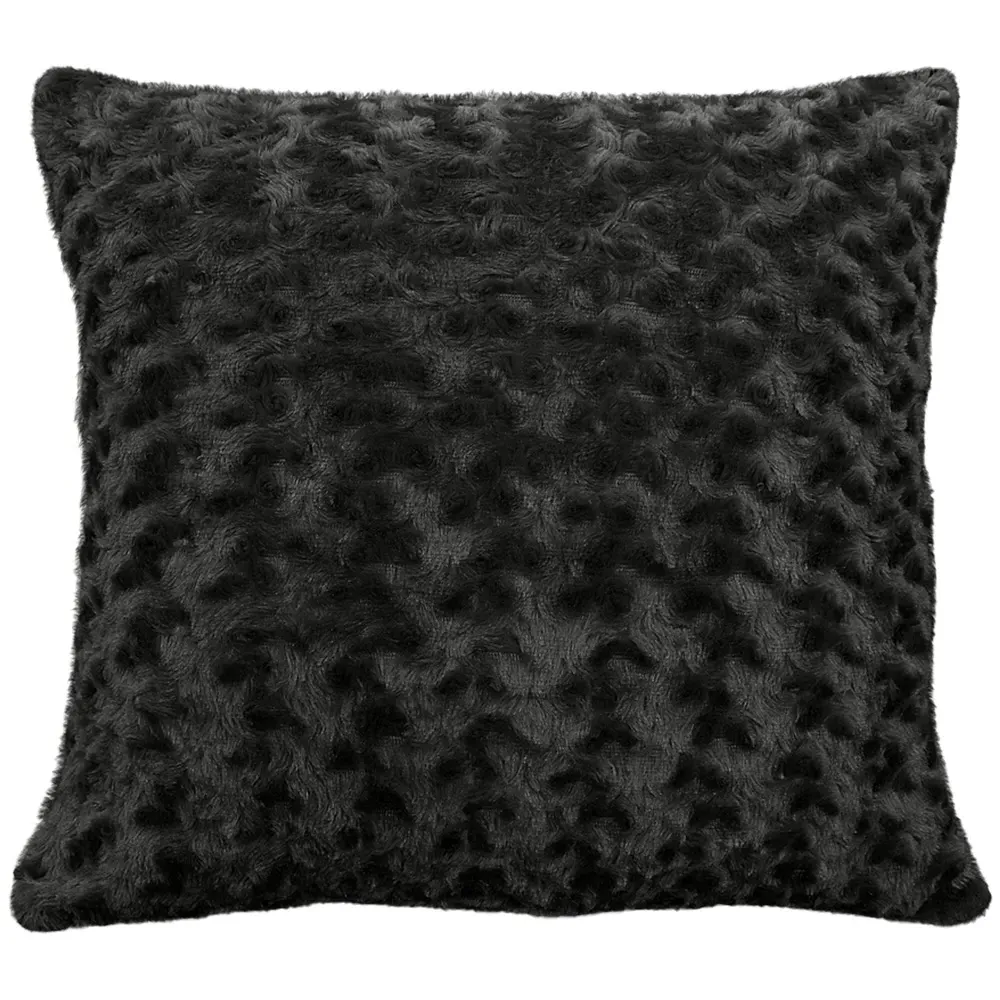 Posy Chenille Filled Cushion 2 Pack - Grey