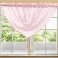 Riva Swag Curtain - Baby Pink, Polyester