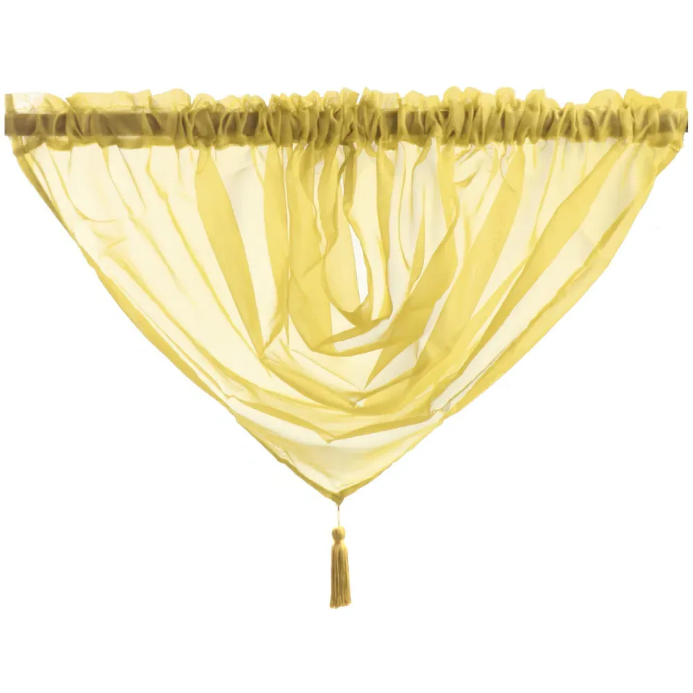 Riva Swag Curtain - Ochre, Polyester