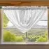 Riva Swag Curtain - Silver, Polyester